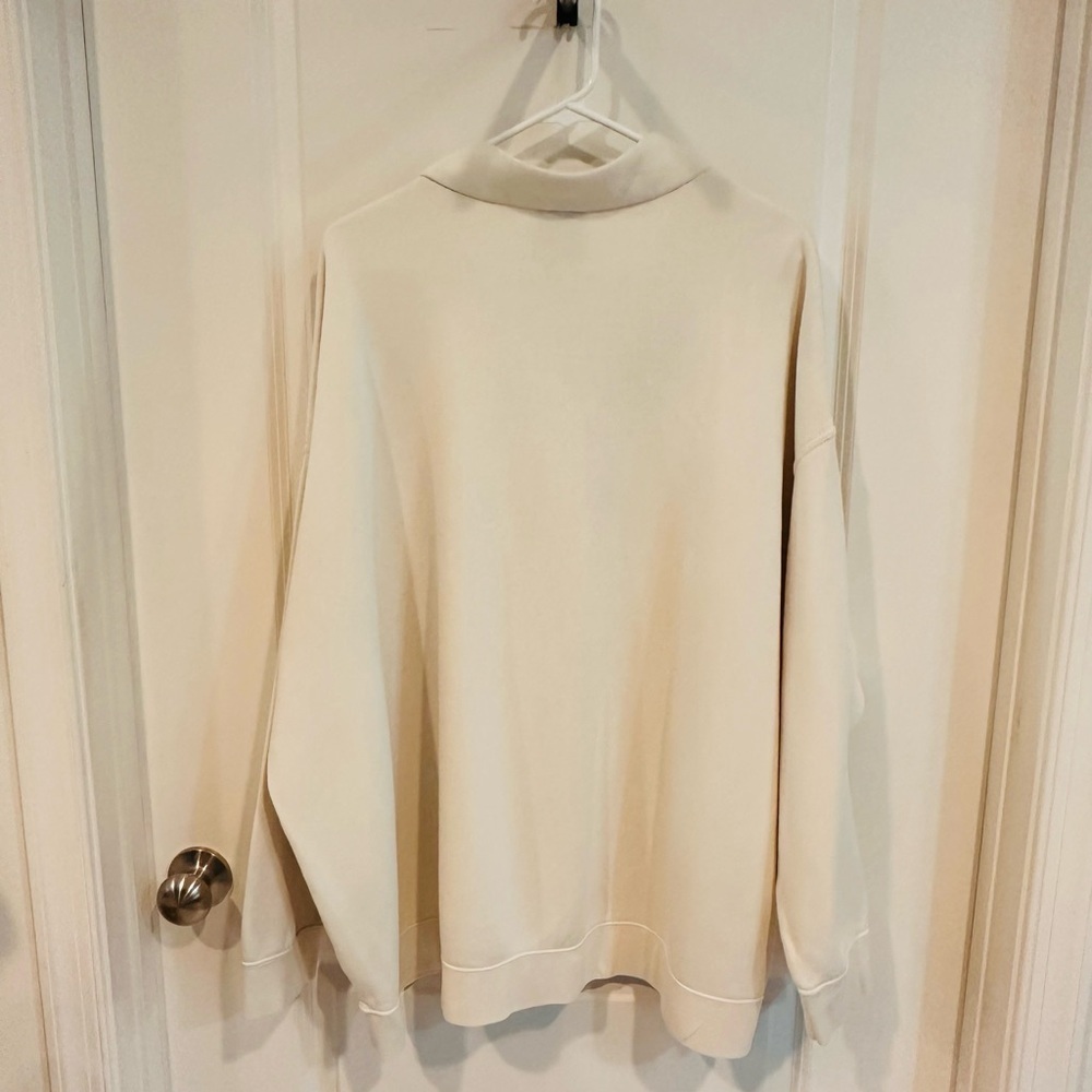 Nike Solo Swoosh Oversized Unisex Fleece  Quarter Zip Sweater XXL - Picture 5 of 5